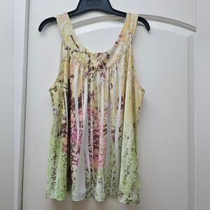 Cato Pastel Floral Tank Top